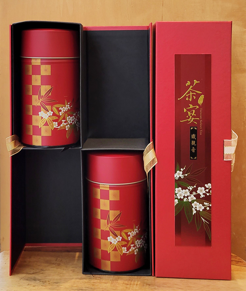 7070 鐵觀音茶禮盒 Supreme Oolong Tea-2 Can in Box-Trà Thiết Quan Âm