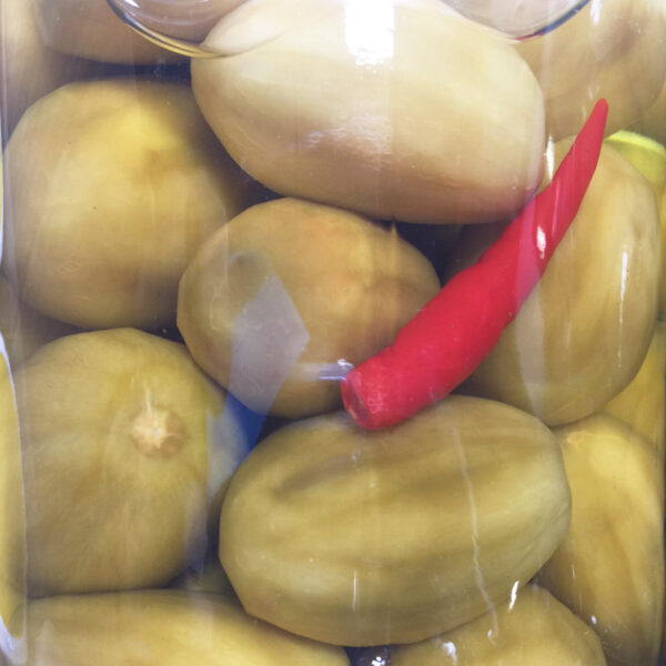 3234Y 黃檳榔果 Small Yellow Pickle Makok - Cóc Vàng Ngâm