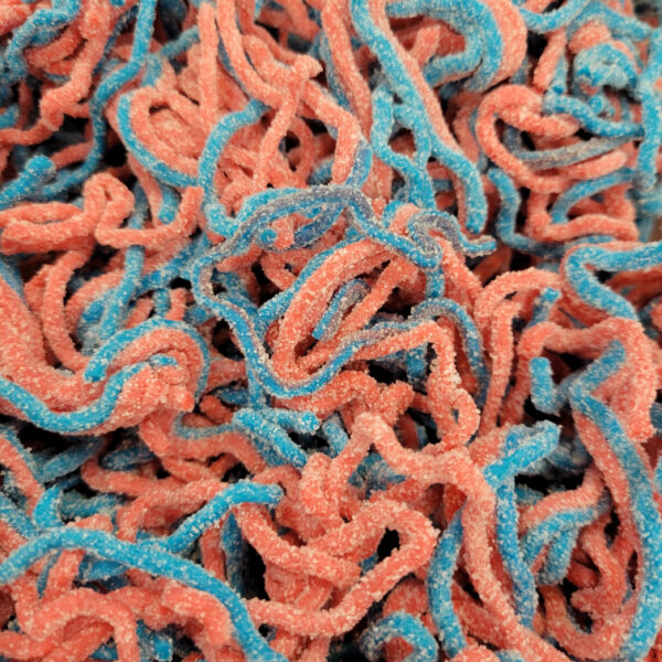 5056 彩色意面酸糖 Combination Flavor Sour Shredded Candies-Kẹo Chua Nhiều Màu Sắc