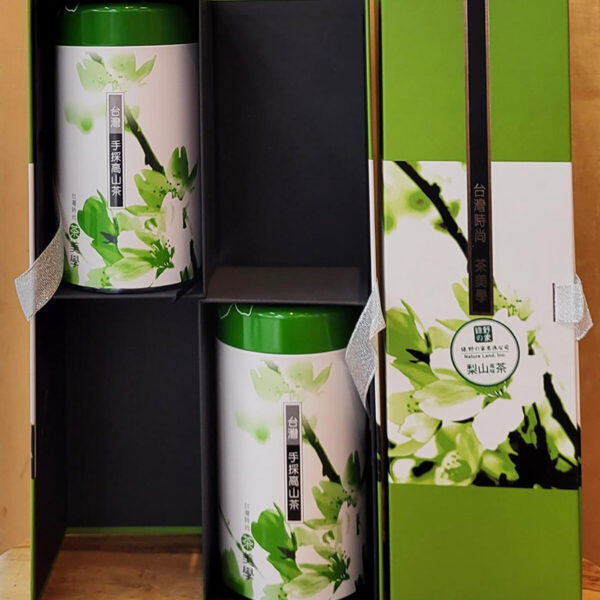 7099 時尚梨山茶禮盒 2 Can in Box-Trà Xanh Li Shan