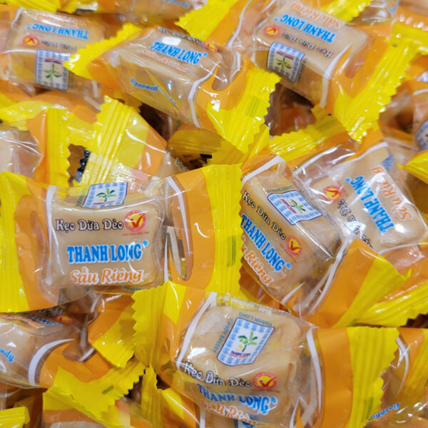5046 榴蓮椰子軟糖 Durian Coconut Candy-Kẹo Dừa Sầu Riêng
